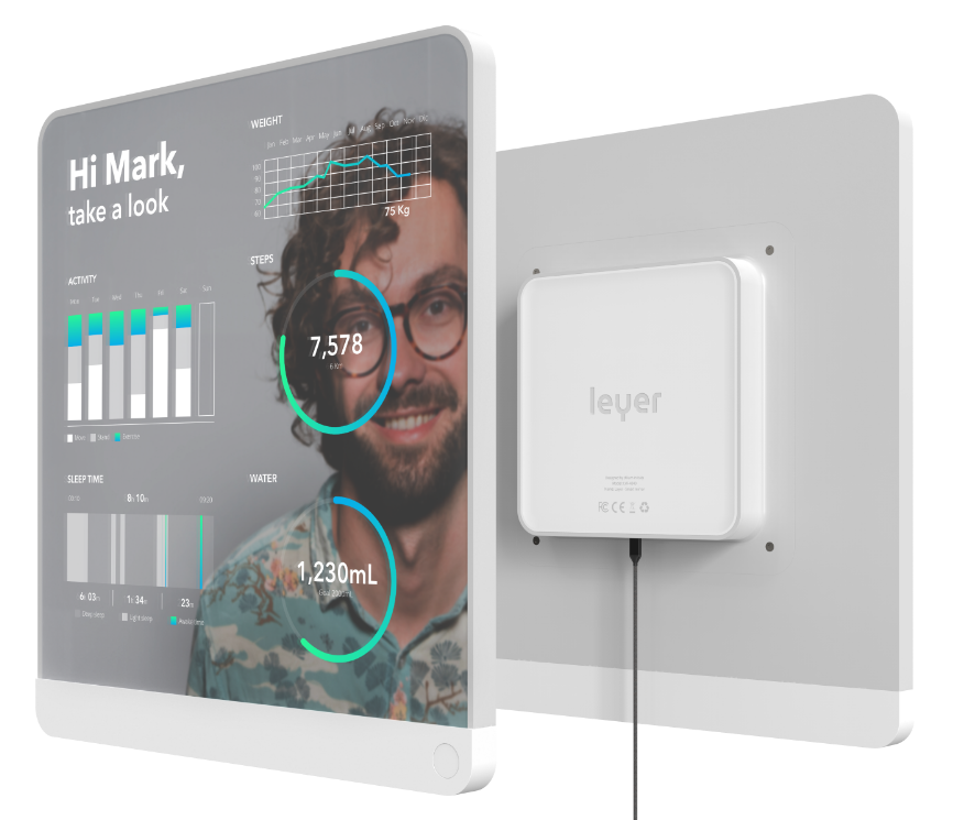 Leyer is a Smart Mirror to monitor your health
